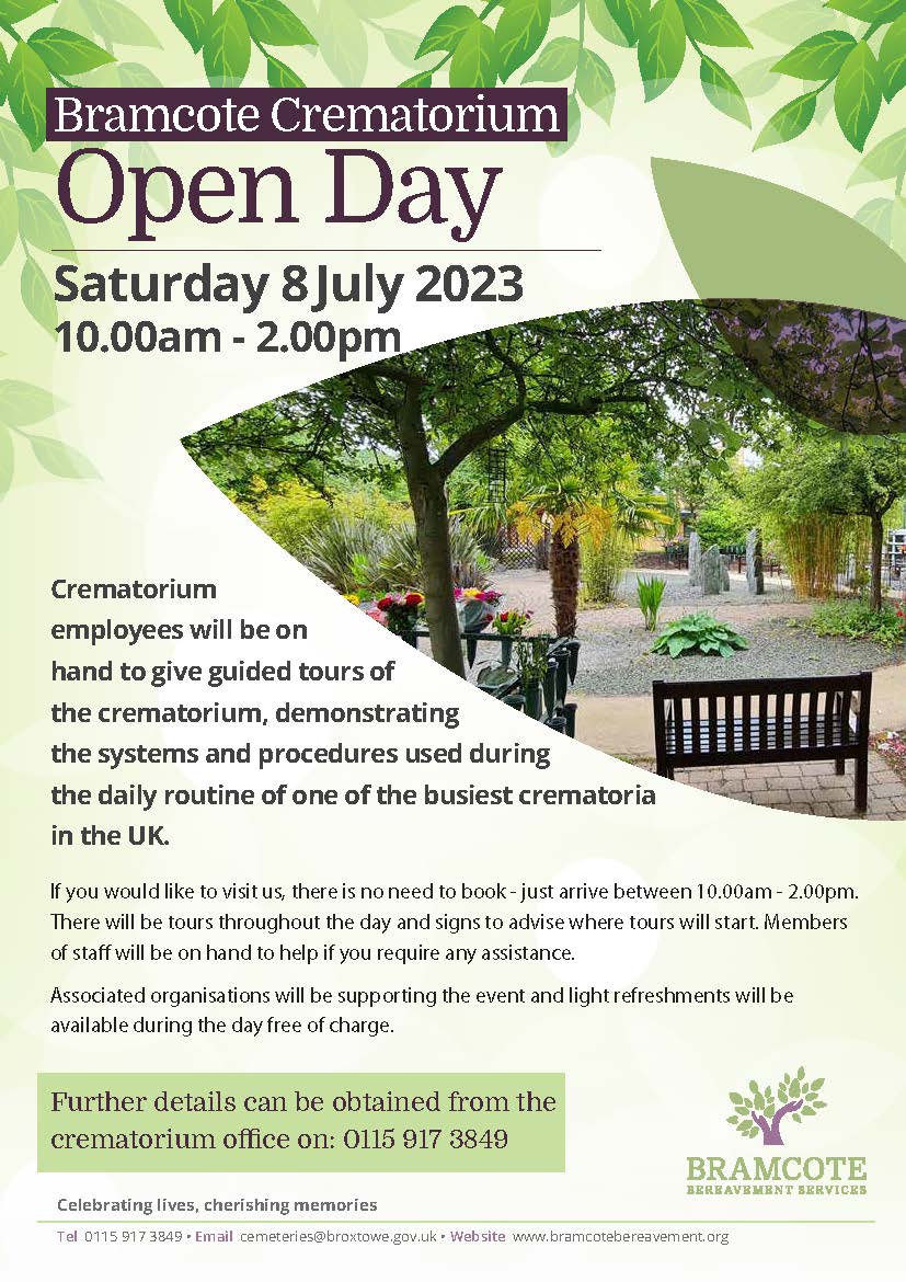 Bramcote Crematorium Open Day 2023